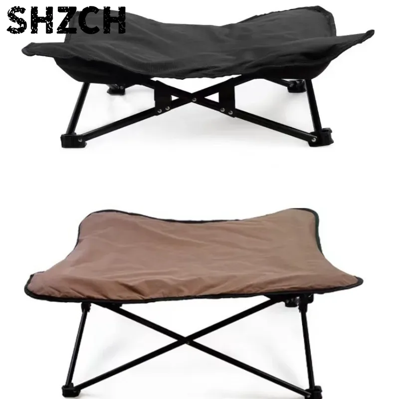 Outdoor Camping Dog Bed - ที่นอนสัตว์เลี้ยงแบบถอดได้ Mascotas สำหรับแมวและสุนัข เตียงพกพาสำหรับสัตว์เลี้ยง พับได้ กันน้ำ