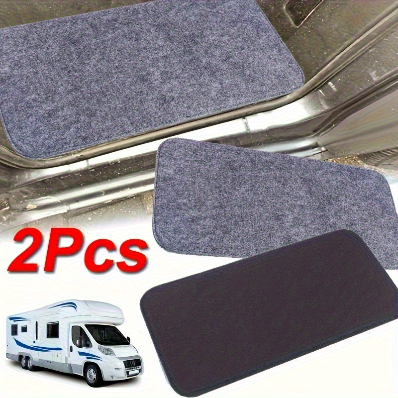 Outdoor Camping Rugs - พรมปูพื้นมอเตอร์โฮม 2 ชิ้น แบบกันลื่น อุปกรณ์เสริมสำหรับรถบ้าน สำหรับการเดินทางกลางแจ้ง