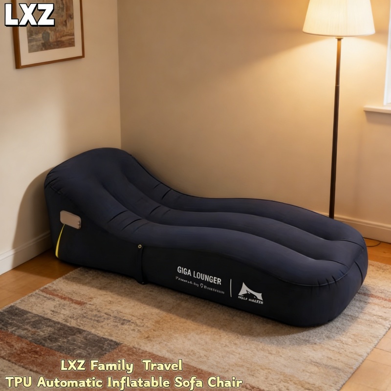 Bed Outdoor Camping - เก้าอี้เป่าลมอัตโนมัติ TPU, โซฟาเป่าลมพกพาสำหรับตั้งแคมป์กลางแจ้ง ชาร์จ USB ได้
