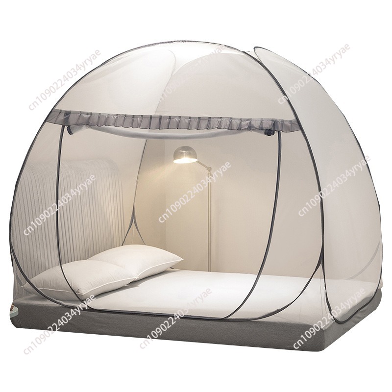 Bed Outdoor Camping - มุ้งกันยุงแบบพับได้ One Touch Camp สำหรับเตียงนอนในห้องนอน พับได้สำหรับเตียงเดี่ยว