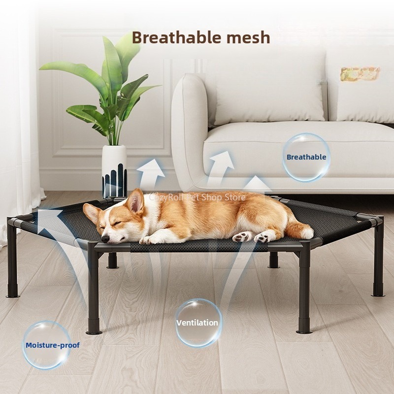 เตียงสุนัขแบบยกสูง 1-2 ชั้น เต - Outdoor Camping Dog Bed บทวิจารณ์และราคา