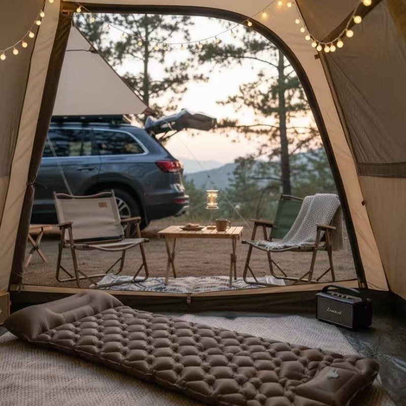 แผ่นรองนอนเป่าลมอัตโนมัติสำหรั - Outdoor Camping Rugs บทวิจารณ์และราคา