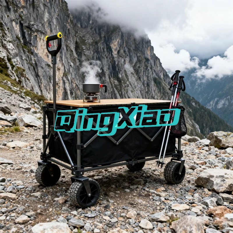 รถเข็นพับได้ไฟฟ้าสำหรับแคมป์ปิ - Outdoor Camping Trolley บทวิจารณ์และราคา