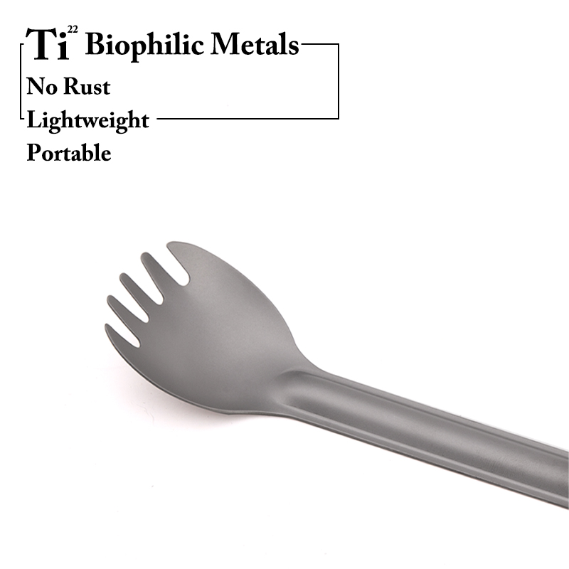 TiTo ไทเทเนียม Spork ช้อนยาวกล - Outdoor Camping Dining Set บทวิจารณ์และราคา