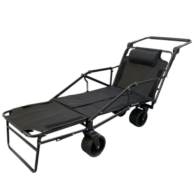 รถเข็นแคมป์ปิ้งกลางแจ้งพร้อมที - Outdoor Camping Trolley บทวิจารณ์และราคา