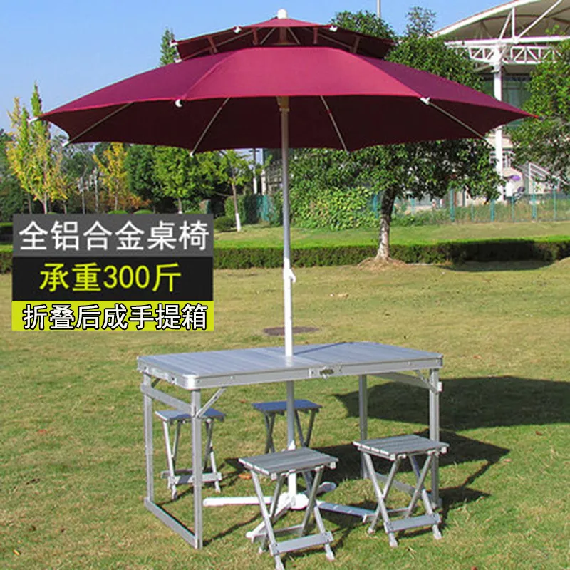 ชุดโต๊ะและเก้าอี้พับได้ ทำจากอ - Outdoor Camping Exhibition บทวิจารณ์และราคา