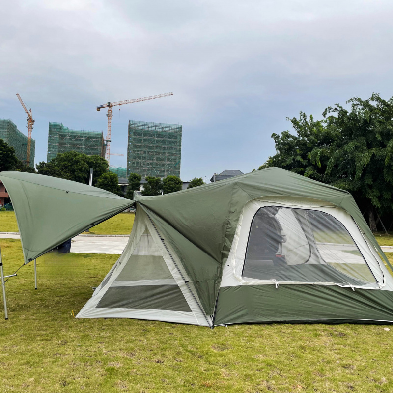 เต็นท์ท้ายรถพับได้แบบพกพาจากโร - Outdoor Camping Van Tent บทวิจารณ์และราคา