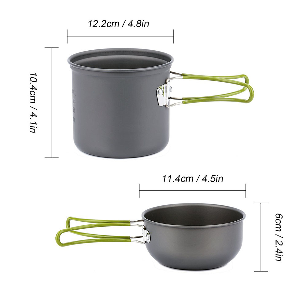 Ultralight Camping Pots ชุดเคร - Outdoor Camping Dining Set บทวิจารณ์และราคา