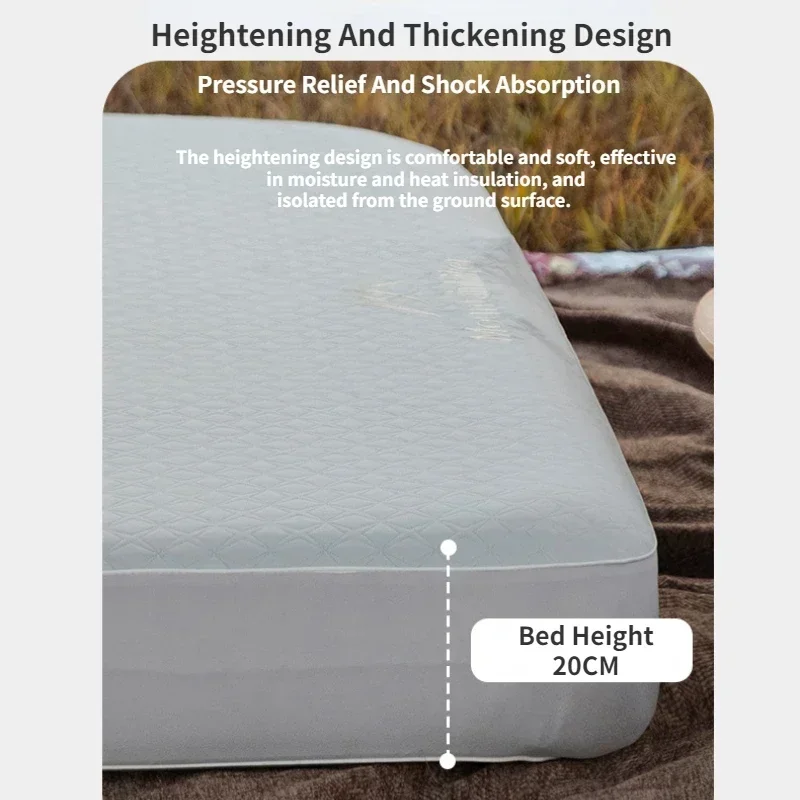 ที่นอนเป่าลมอัตโนมัติสำหรับ 2  - Bed Outdoor Camping บทวิจารณ์และราคา