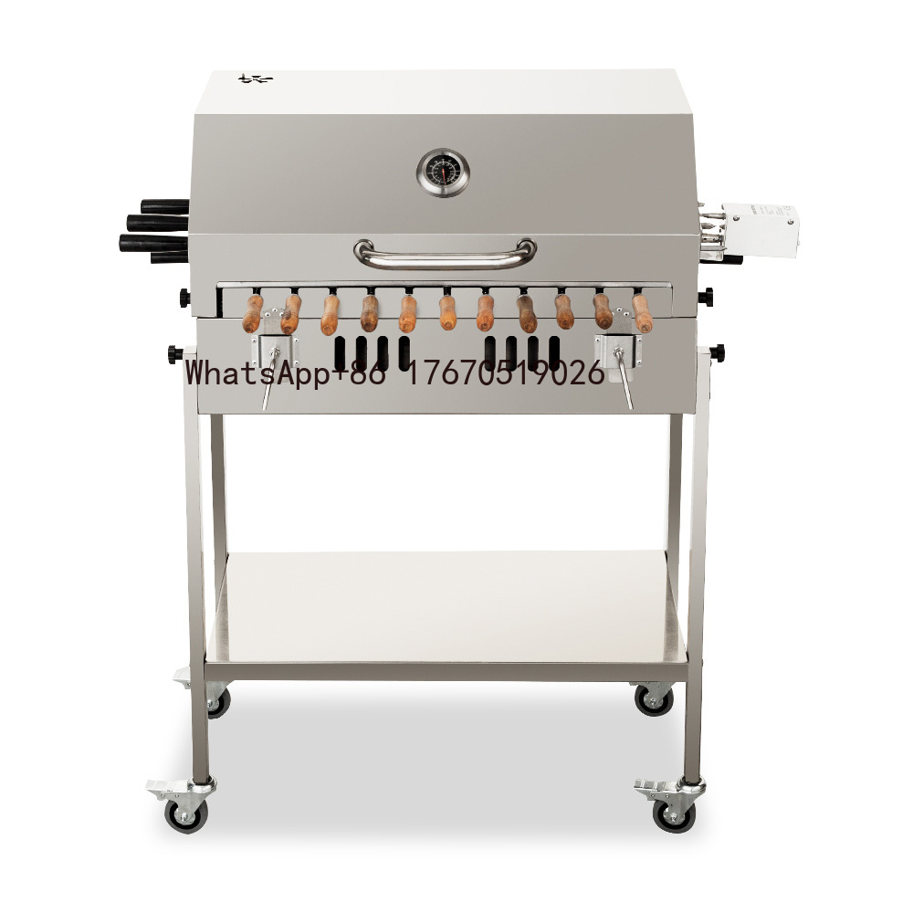 เตาบาร์บีคิวถ่านไซปรัสขนาดใหญ่ - Outdoor Camping Trolley บทวิจารณ์และราคา