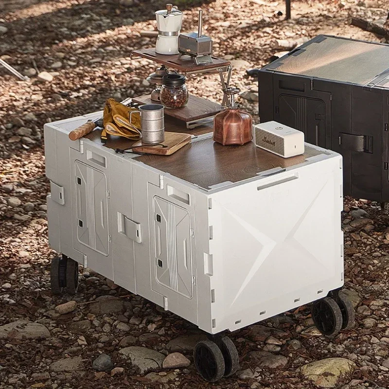 รถเข็นอเนกประสงค์สำหรับแคมป์ปิ - Outdoor Camping Trolley บทวิจารณ์และราคา