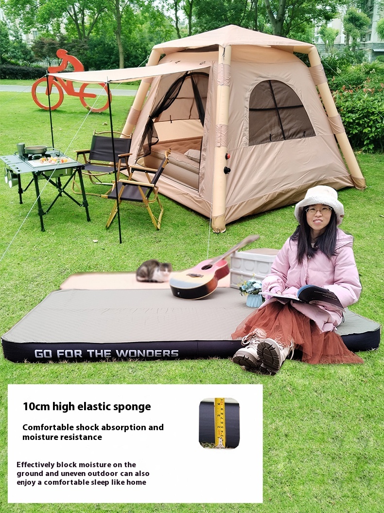 ที่นอนลมสำหรับตั้งแคมป์แบบพองล - Outdoor Camping Rugs บทวิจารณ์และราคา