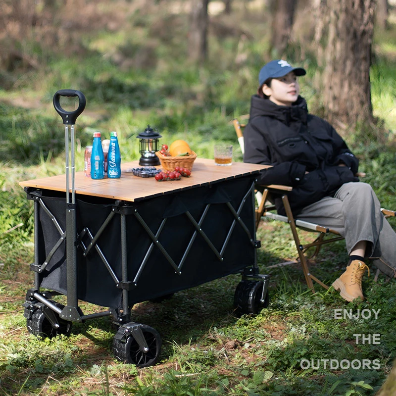 รถเข็นแคมป์ปิ้ง MOEYE 220 ลิตร - Outdoor Camping Trolley บทวิจารณ์และราคา