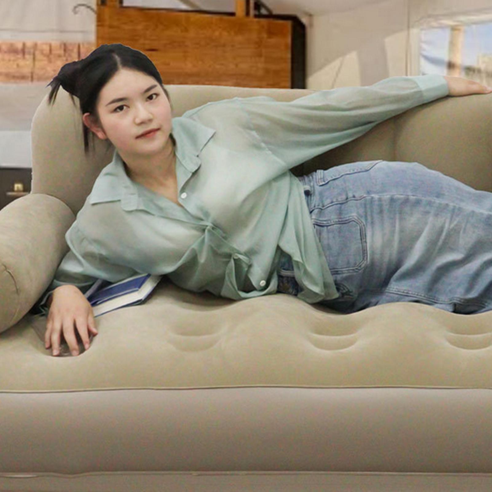 โซฟาเป่าลมพร้อมปั๊มลม เตียงพับ - Bed Outdoor Camping บทวิจารณ์และราคา