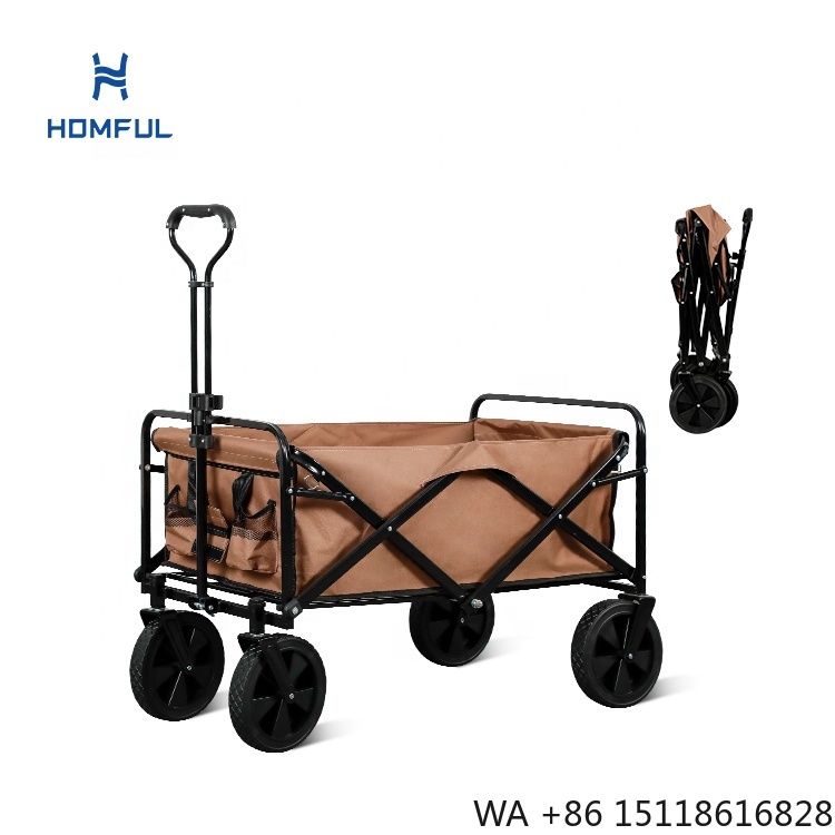 รถเข็นตกปลา HOMFUL แบบพับได้ ร - Outdoor Camping Trolley บทวิจารณ์และราคา