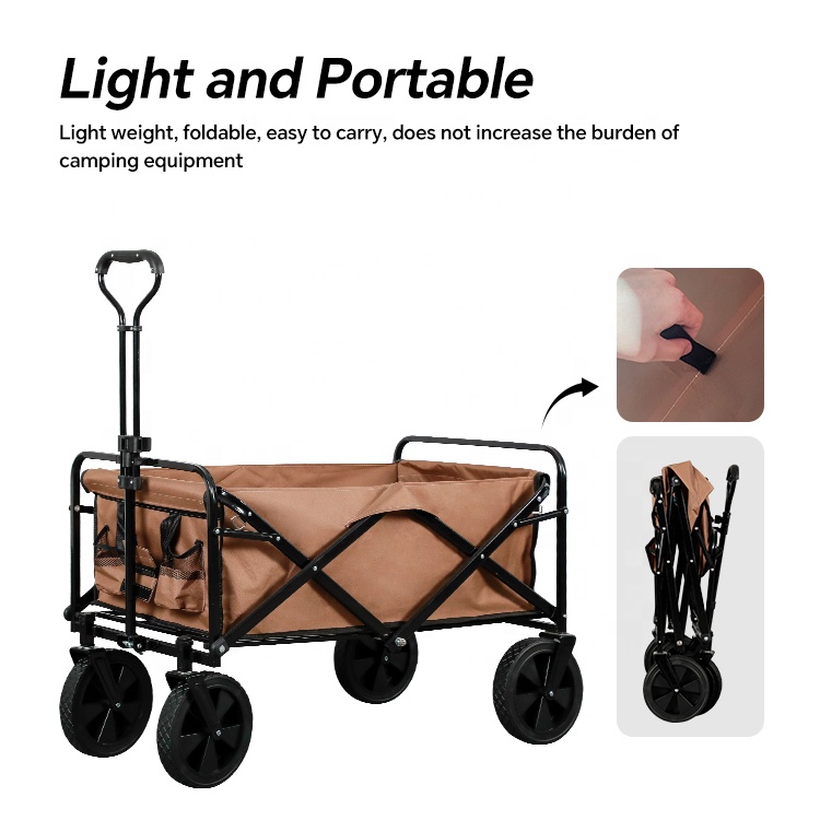 รถเข็นตกปลา HOMFUL แบบพับได้ ร - Outdoor Camping Trolley บทวิจารณ์และราคา
