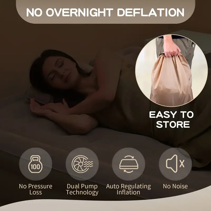 ที่นอนลมสำหรับแคมป์ปิ้งแบบพกพา - Bed Outdoor Camping บทวิจารณ์และราคา