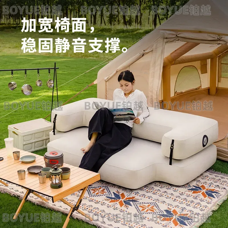 โซฟาเป่าลมแบบพกพาสำหรับใช้งานก - Bed Outdoor Camping บทวิจารณ์และราคา