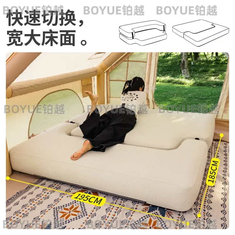 โซฟาเป่าลมแบบพกพาสำหรับใช้งานก - Bed Outdoor Camping บทวิจารณ์และราคา
