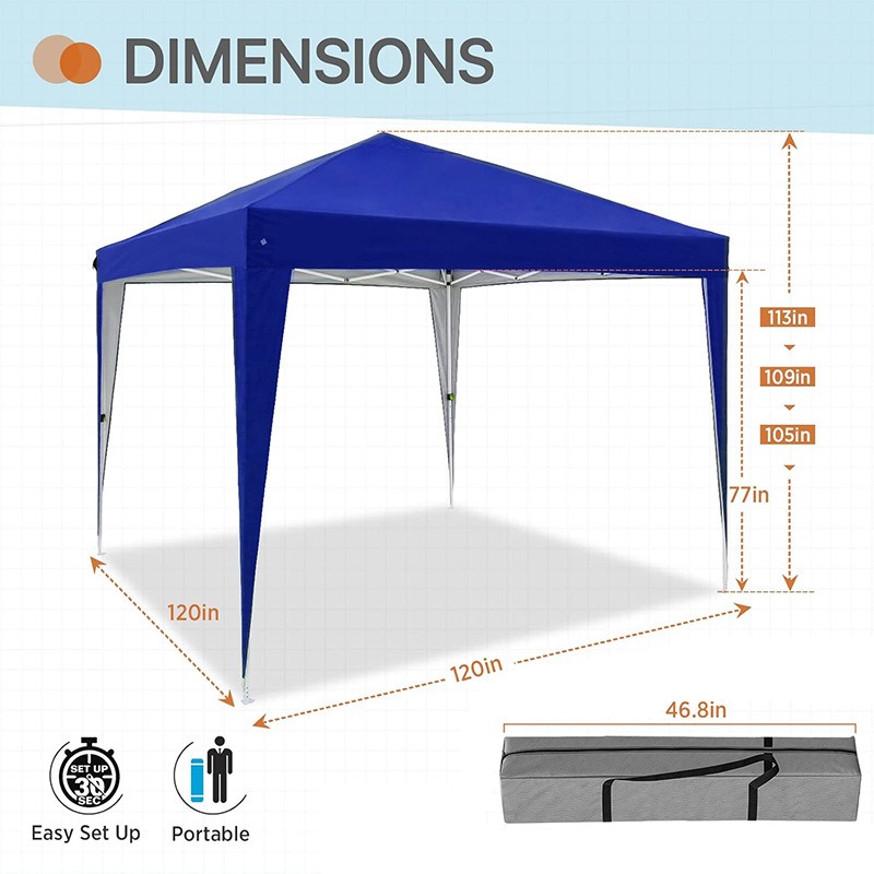 เต็นท์กันสาดแบบพับได้ ขนาด 3x3 - Outdoor Camping Exhibition บทวิจารณ์และราคา