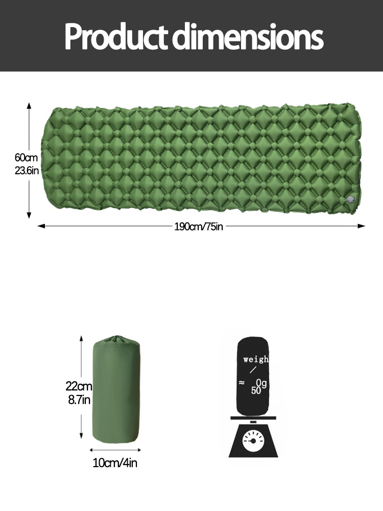 ที่นอนเป่าลมสำหรับตั้งแคมป์ในเ - Bed Outdoor Camping บทวิจารณ์และราคา
